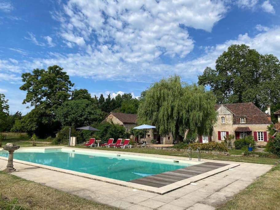 Vakantiehuis La Poire, Op Landgoed Aan De Dordogne Prudhomat المظهر الخارجي الصورة